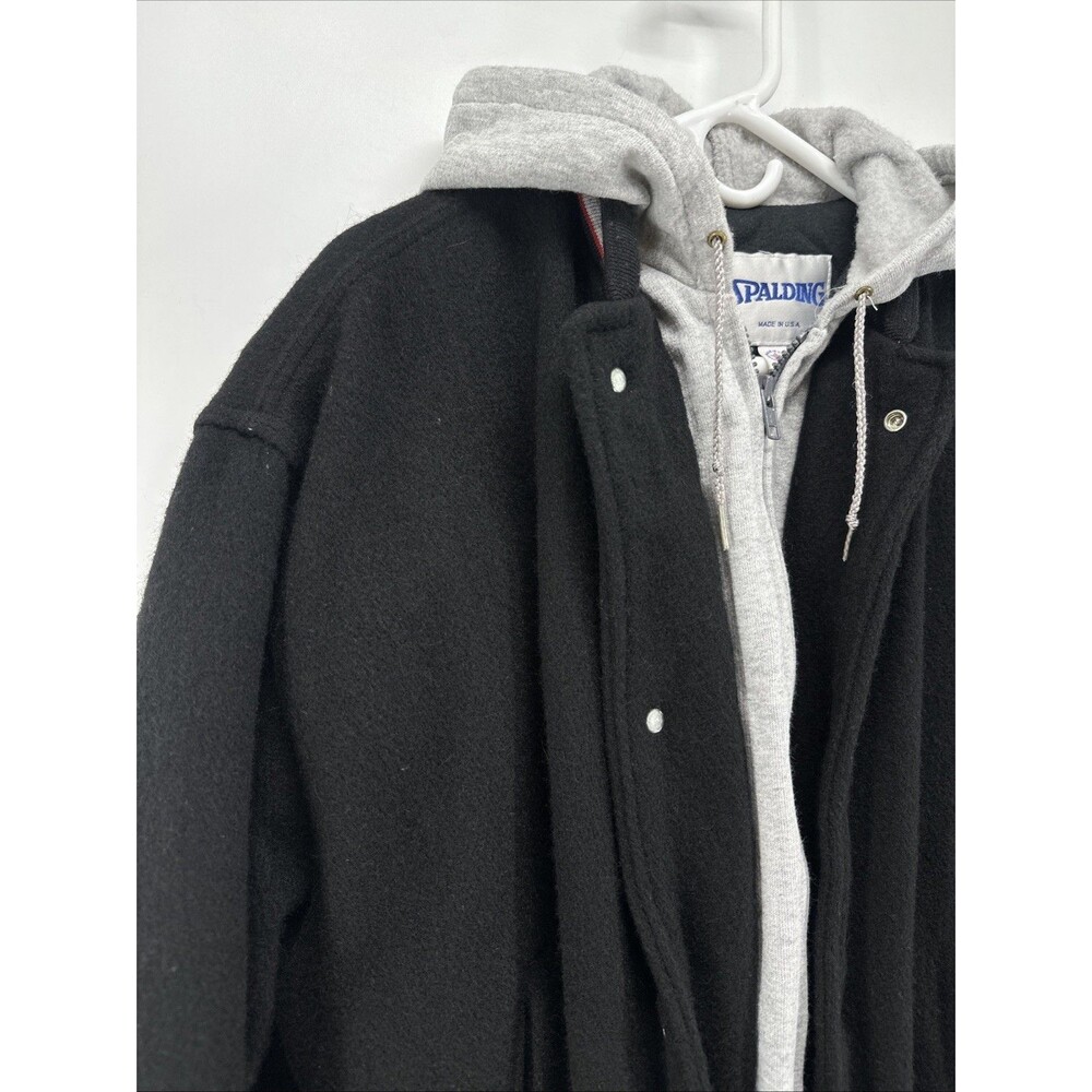 Vintage 90s Spalding Wool Varsity Jacket Size Large